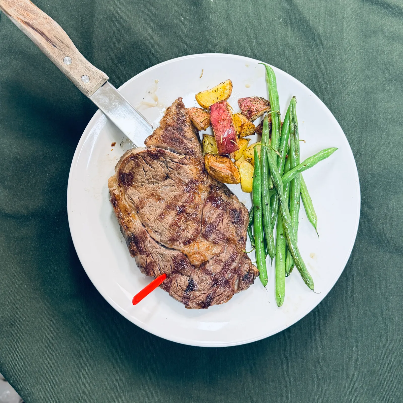 Steak at The Wagon Box